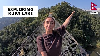 We visited the highest bridge in Pokhara Nepal 🇳🇵 [upl. by Kolnick961]