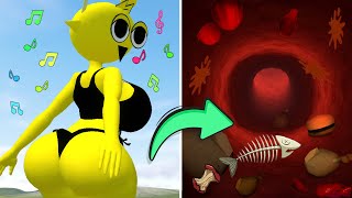 NEW WHATS INSIDE PINK YELLOW SONG SPRUNKI in Garrys MOD [upl. by Metcalf]