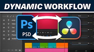 The Weird Trick to Import amp Update Photoshop Layers in DaVinci Resolve [upl. by Notse]