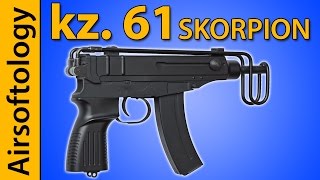 kz 61 Skorpion Gas Blowback Machine Pistol Review  KWA  Airsoftology [upl. by Nawak]