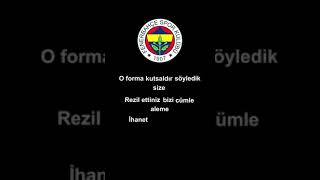 Fenerbahçe  quot O forma kutsaldır quot [upl. by Kahn]