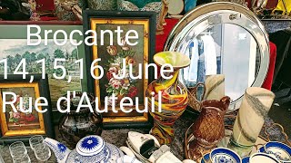 Paris France 🇨🇵 BROCANTE in Paris 🏺 FLEA MARKET  Marché aux Puces 🪑 Antiquités  Vintage Shopping🛍️ [upl. by Erdnad57]