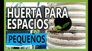 Cómo hacer un huerto vertical con tubos – en poco espacio [upl. by Idissac]