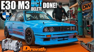 E30 BMW M3 DCT Delete Done Testing the Drenth Sequential Gearbox [upl. by Jacobba987]