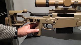 Accuracy International AX338 Lapua Magnum Sniper Rifle Made in England [upl. by Aiva]