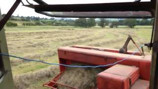 1976 Bamford 59 Super Baler With Zetor 6718 Tractor 2015 [upl. by Xuagram]