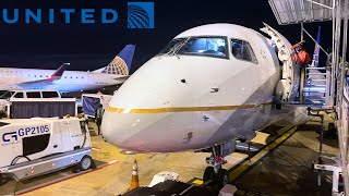 TRIP REPORT  United Express Economy Plus  Embraer 175  Washington to Newark [upl. by Biddick322]