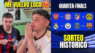 🔥 REACCIÓN al SORTEO de CUARTOS DE FINAL de la CHAMPIONS LEAGUE 2024 [upl. by Hniht]