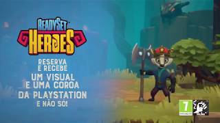 ReadySet Heroes  Disponível a 01 de outubro para a tua PS4  PS4 [upl. by Annoved]