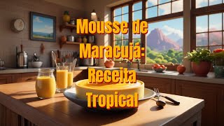 🥭 Mousse de Maracujá Cremoso em Minutos 🍮 [upl. by Nulubez]