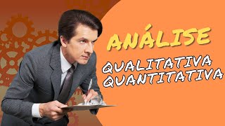 O QUE É ANÁLISE QUALITATIVA x QUANTITATIVA [upl. by Neelyaj]