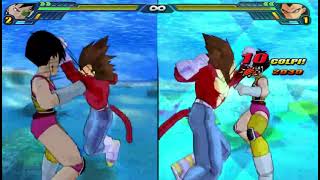 DBZ BT3  BlackClockFasha vs SamMiyen10Vegeta SSJ4 [upl. by Nerreg]