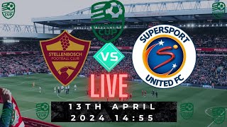 🔴LIVE Stellenbosch FC VS Supersport United FC LIVE Nedbank Cup Round of 8 [upl. by Bonina]