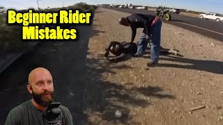 UNBELIEVABLE Beginner Motorcycle Mistakes Caught on Camera [upl. by Sanjay]