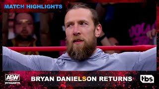 Bryan Danielson Returns To AEW With Eyes On Kenny Omega  AEW Dynamite  TBS [upl. by Annadiana]