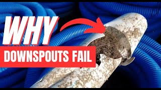 Why Corrugated Pipe is Better  Build a Underground Buried Downspout Drain That LASTS FOREVER [upl. by Notslar]