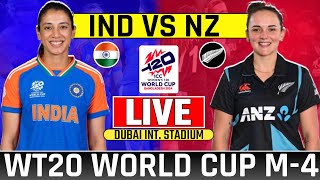 Live India Womens vs Newzealand Womens T20 World Cup Match4  Indw vs Nzw Live Cricket Match Today [upl. by Arata]