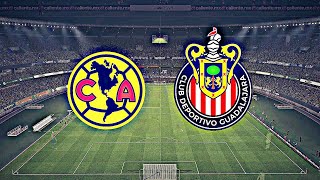 AMÉRICA vs CHIVAS  Liga Mx  Jornada 7 4k [upl. by Oleic]