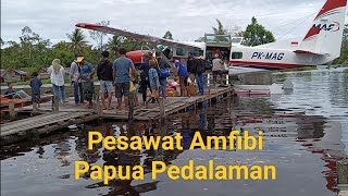 Pesawat amfibi Papua Pedalaman  Seaplane  South Papua [upl. by Ariak789]