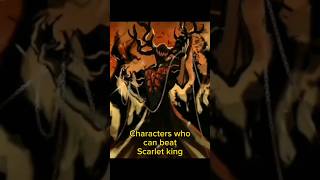 Characters who can beat scarlet king edit whoisstrongest shorts scp fyp anime scpfoundation [upl. by Leirua]