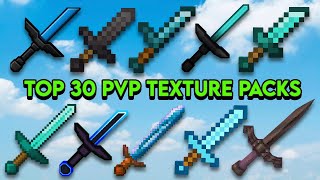 Top 30 Texturepacks For PvP amp Crystal PvP 119 [upl. by Esilegna]