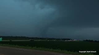 Janesville WI Tornado June 22 2024 by Matt Schuch [upl. by Leverick]