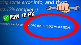 SOLVED Stop Code DPCWATCHDOGVIOLATION Windows 1110 SOLVE 2024 [upl. by Tatiania]