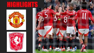 Manchester United vs FC Twente 11 Highlights  Uefa Europa League 2024 [upl. by Durkee971]