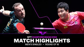 FULL MATCH  Simon Gauzy vs Liang Jingkun  MS R16  WTTMacao 2024 [upl. by Mott]