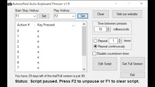 Keyboard Auto Clicker [upl. by Aiderfla342]