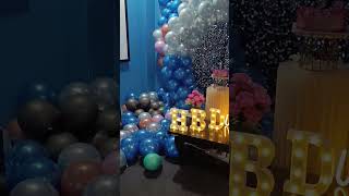 Woow happy birthday decoration balloons🎈🎈 etlundi❤😊 Aree em iendi bottle pagilipothadi ra [upl. by Amethyst]