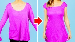 35 KLEIDUNG HACKS WIE DU EINEN FADEN LOOK AUFFRISCHT [upl. by Eitirahc]