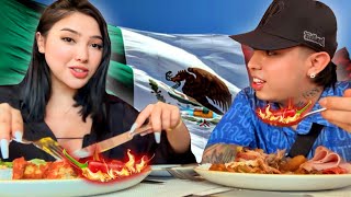 PROBANDO LA COMIDA MEXICANA CON AIDA 🔥🌶️  WESTCOL [upl. by Eyaf]