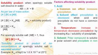 Gravimetry Principle solubility product by Shom Prakash Kushwaha HYGIA INDIA [upl. by Franek832]