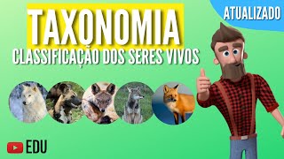 TAXONOMIA  COMO CLASSIFICAR OS SERES VIVOS  Animação [upl. by Acinet573]