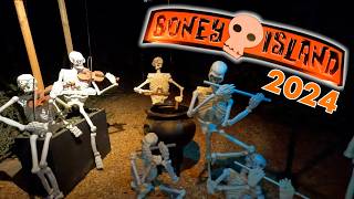 Boney Island Halloween Exhibit Transforms Los Angeles [upl. by Ymmak]