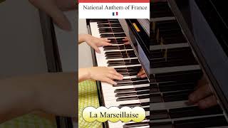 フランス🇫🇷 National Anthem La Marseillaiseメロディ shorts 国歌 弾いてみた [upl. by Leinahtan]