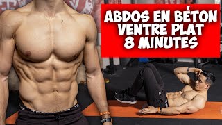 Abdos en béton amp ventre plat en 8 minutes [upl. by Amsed]