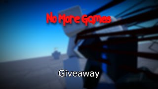 Jun No More Games  Roblox Studio Giveaway [upl. by Freida]