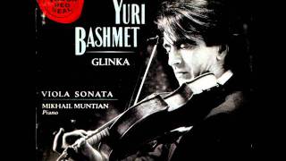 Glinkacompl BorisovskyViola Sonata in d minor Complete [upl. by Vanda]