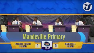 Mandeville Primary vs Mineral Heights Primary  TVJ Jnr Schools Quiz 2024 [upl. by Nedroj]