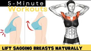 How To LIFT SAGGING BREASTS ✔ Do These Awesome 10 BREASTS EXERCISES for 1 Week [upl. by Corty291]