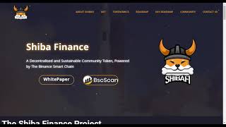 Shiba Finance Token  How to Buy Shiba Finance Token [upl. by Tammie601]