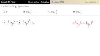 Zadanie 18  Matura próbna 05032013 Echo Dnia [upl. by Phaedra332]
