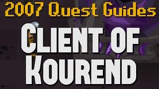 Client of Kourend Quest Guide  OSRS [upl. by Shantee844]