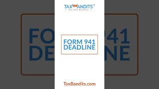 The Form 941 Deadline Is Today [upl. by Eulau]