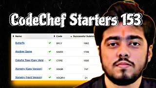 CODECHEF STARTERS 153 [upl. by Aiduan]