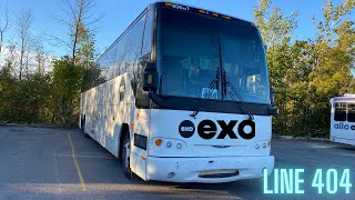 EXO NAVETTE 806227 PREVOST BUS RIDE [upl. by Asaret65]