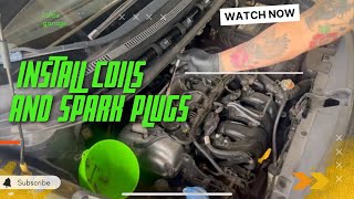 How to install Spark Plugs Kia Rio 20122017 easy [upl. by Epillihp182]