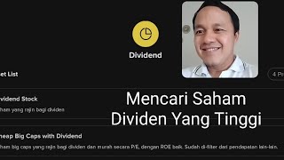 Screening Saham Dividen Tinggi Saham Ini Paling Cuan investing saham stockbit [upl. by Hyacinthie]